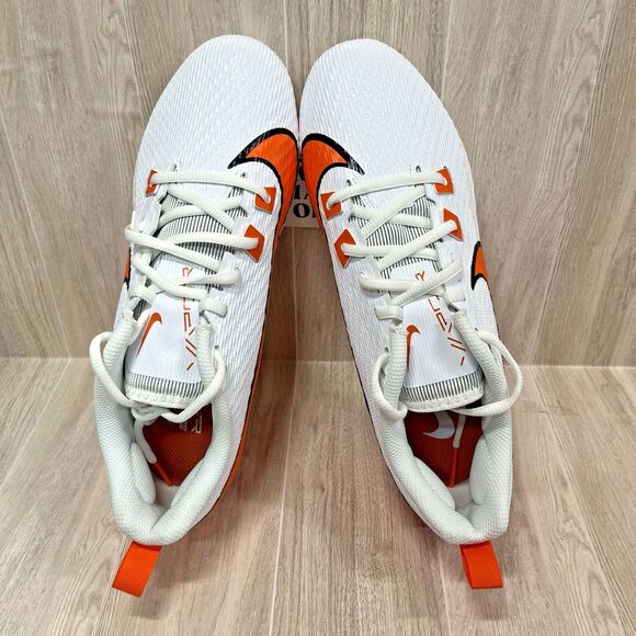 Nike Football Cleats White Orange Vapor Edge Speed 360 2 FQ4045-100 Mens Size 13 main image 8